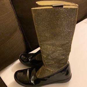 Like New, Naturino Sparkle Boots, Zipped, Sz 34